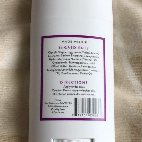 NWT - Native Aluminum Free Deodorant - Picture 2 of 4